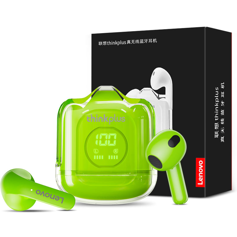 LENOVO Thinkplus XT65 True Wireless Bluetooth Headset Digital Display TWS Earbuds Low Latency Gaming Headphone LENOVO Thinkplus XT65 True Wireless Bluetooth Headset Digital Display TWS Earbuds Low Latency Gaming Headphone